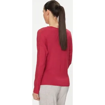 Dámské pyžamo Calvin Klein Underwear Pyžamový top 000QS7006E Červená Regular Fit M