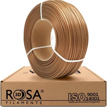 3D tisk ReFill ROSA3D / PLA Starter / GLITTER BRONZE / 1,75 mm / 1 kg