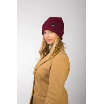Čepice VFstyle Pletená čepice Elegant vínová