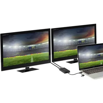 Renkforce USB-C® 5 Gb/s Vhodné pro značky (dokovací stanice pro notebook): Apple, Google, Microsoft RF-VDA-301