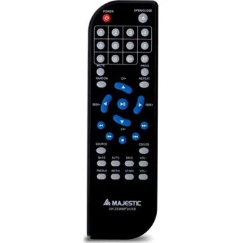 Dálkový ovladač MAJESTIC AH-2336MP3/USB - kompatibilní značkový dálkový ovladač General