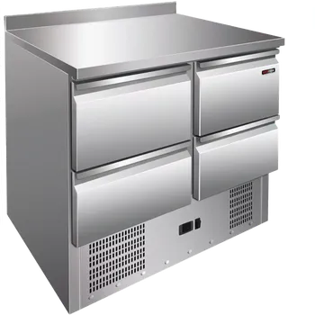 Stůl chladicí 2x2 zásuvky, salátový | REDFOX - MTZ 904