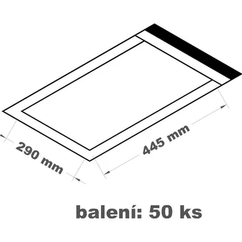 Obálka Obálky bublinkové 19/J 295x445mm/320x455mm bílá