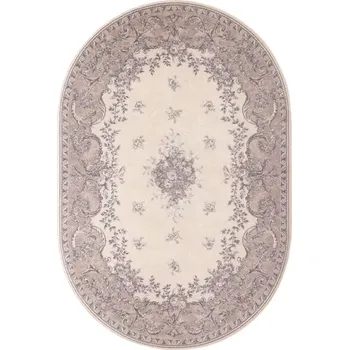 Koberec Kusový koberec Dafne alabaster ovál Ovál 200 x 300 cm