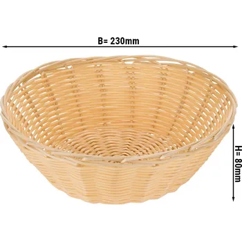 chlebník G.Gastro Košík na chléb / rohlíky - 23 x 17,5 cm