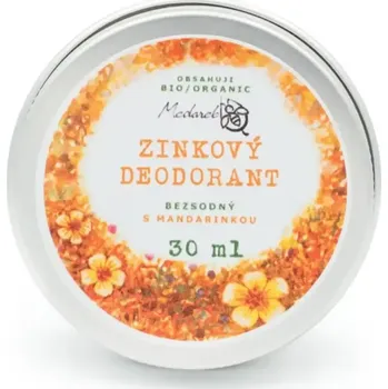 Medarek Bio zinkový deodorant bezsodý s vůní mandarinky 15 ml