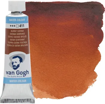 Vodová barva Van Gogh Akvarelová barva Van Gogh, 10ml - hnědá Barva: 411 - Burnt Sienna