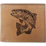 MERCUCIO - Kožená peněženka sv. hnědá - PSTRUH