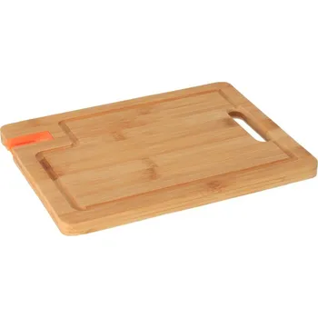 Kuchyňské prkénko Bambusové krájecí prkénko s brouskem na nože - 28 x 21 cm