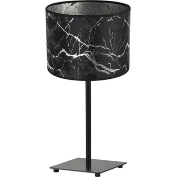 Stojací lampa Stolní lampa Werona 3, 1x černé textilní stínítko se vzorem, (výběr ze 4 barev konstrukce), s