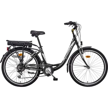 Elektrokolo LIBERTY 26" E-VIA 6 rychl. zadní motor ČERNÁ Kapacita baterie: 10,4 Ah