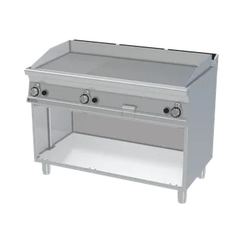 Grilovací deska 116x51 plynová chromovaná kombinovaná s podestavbou | RM - FTLR-712GS