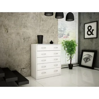 přebalovací pult a komoda Casarredo Komoda AGNES/HIT 5S bílá