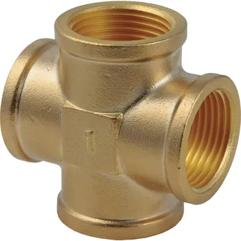 Fitinka Novaservis Kříž MMMM, mosaz (fitinky profi)