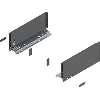 Nábytkové kování BLUM 770K6002S Legrabox, bočnice K 600mm, šedá (BLUM 770K6002S Legrabox, bočnice K 600mm, šedá)