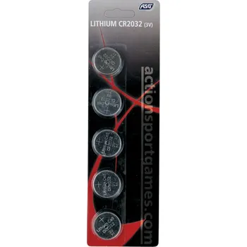 Článková baterie ASG ASG alkalická baterie CR2032, 3V - 5 kusů