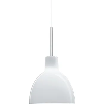 Louis Poulsen, Závěsná lampa Toldbod skleněná 22 cm bílá - Formadore