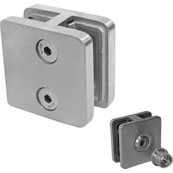 Zábradlí Hahn Steel Držák skla mimoosový oboustranný