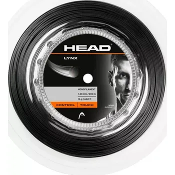Struna na výplet tenisové rakety Tenisový výplet Head Lynx (200 m) šedá, 1,30 mm