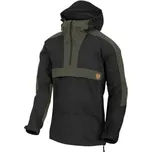 Bunda Woodsman Anorak Jacket, Helikon, Černá / Taiga Green, XL