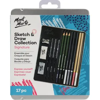 Mont Marte MMGS0033 kreslicí a skicovací sada 17 ks