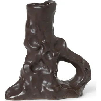 Svícen Ferm Living, Svícen Dito jednoduchý hnědý - Formadore