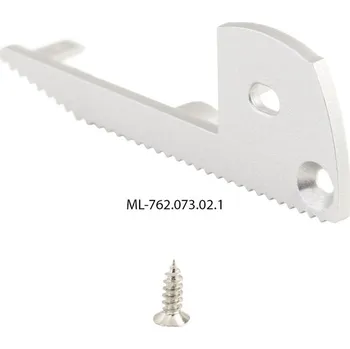 Průmyslové svítidlo MCLED Koncovka pro BL s otvorem, stříbrná barva, 1ks ML-762.073.02.1