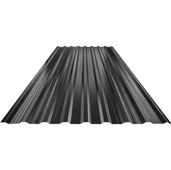 Střešní krytina Plech trapézový intenzivně černý RAL 9005, TR18A plus - střešní 0,50mm lesklý