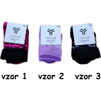 Dívčí ponožky Yoclub SKF-0003G - srdíčka Barva: Vzor 1, Velikost: 31-34