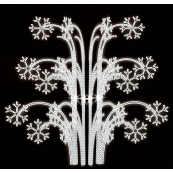 Vánoční světelný řetěz Polamp POL-0805 - 3D dekorace - Ozdoba sloupů - 350 x 180 cm