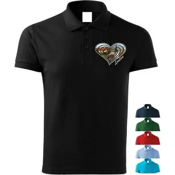 Pánské tričko Polokošile pánská · LOUČIM · Srdce · O·POHÁDKOVÉ - 1 ks