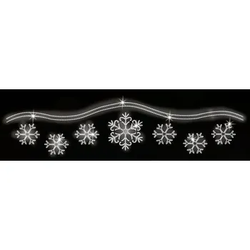 Vánoční světelný řetěz Polamp POL-0321 - 2D dekorace - Převisy - 160 x 600 cm