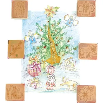 Dětské razítko Razítka- Vánoce (6 ks.)
