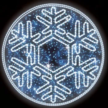 Vánoční světelný řetěz Polamp POL-0048 - 2D dekorace - Kruhová ozdoba - Ø150cm