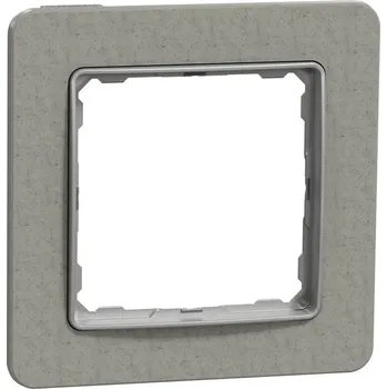 Schneider Electric Sedna Krycí rámeček jednonásobný, termoplast, betonově šedý SDD390801