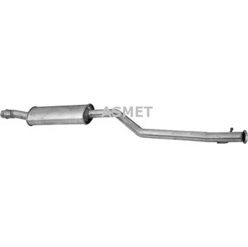 Tlumič výfuku Střední tlumič výfuku ASMET 09.069
