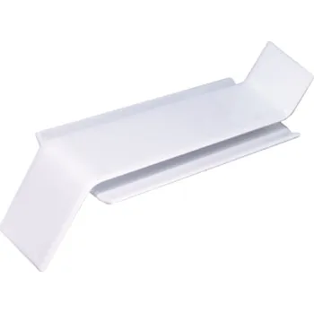 Parapet H-spojka z Alu 50 mm, bílá (do roviny)