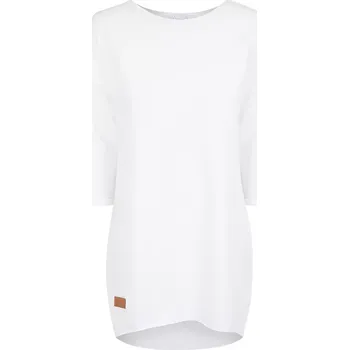 Dámské šaty Dámské teplákové mikino-šaty DRESSY bílé - ČESKÁ VÝROBA - MDRWHL