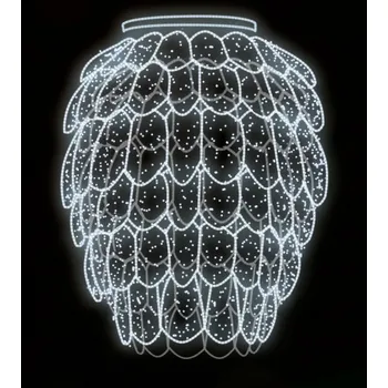 Vánoční světelný řetěz Polamp POL-0774 - 3D dekorace - Ozdoba sloupů - 300 x 230 cm