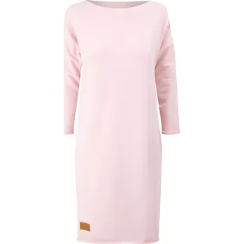 Dámské šaty Dámské teplákové šaty SIMPLE růžové - ČESKÁ VÝROBA - SSIPIM