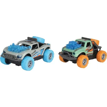 Hračka Alltoys Sada autíček se světelnými a zvukovými efekty šedé a zelené