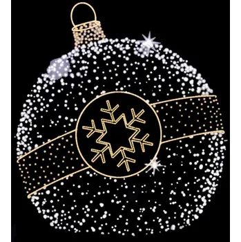 Vánoční osvětlení Polamp POL-0924 - 3D dekorace - Baňka - Ø300cm