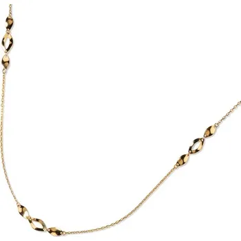 Náramek Luxur, Netradiční náramek či náhrdelník Isla ze žlutého zlata, délka: 19 cm, 1440687-0-19-0