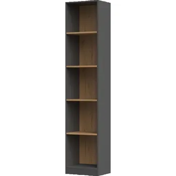 Knihovna Nábytek PEGAS s.r.o. Regál MALVÍNA 40, Dub antracit/Dub artisan