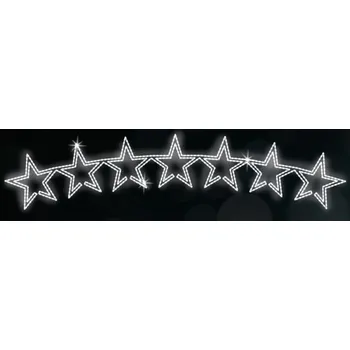 Vánoční světelný řetěz Polamp POL-0322 - 2D dekorace - Převisy - 75 x 600 cm