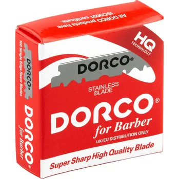 Žiletky na holení do shavetty Dorco For Barber Prime Red 100 ks