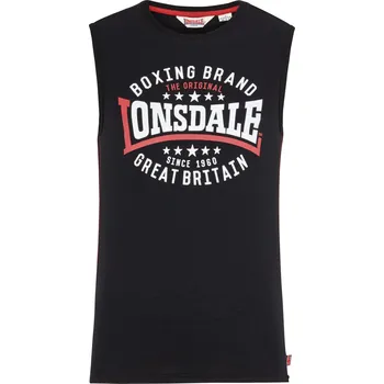Pánské tílko Pánský nátělník Lonsdale 114758-Black Lonsdale černá 2003953