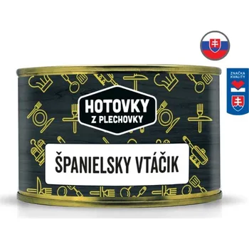 Hotové jídlo Hotovky z plechovky Španělský ptáček v plechovce Velikost: 800 g