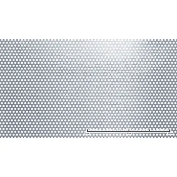 Plech Děrovaný plech RV 5/8x1,5 nerez 1x2 m