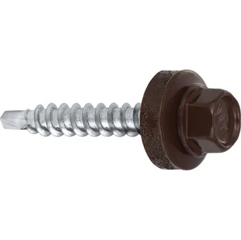 Šroub ETANCO FRS Ø4,8 mm farmářský šroub s podložkou A14 20 mm - 250 ks RAL 8017